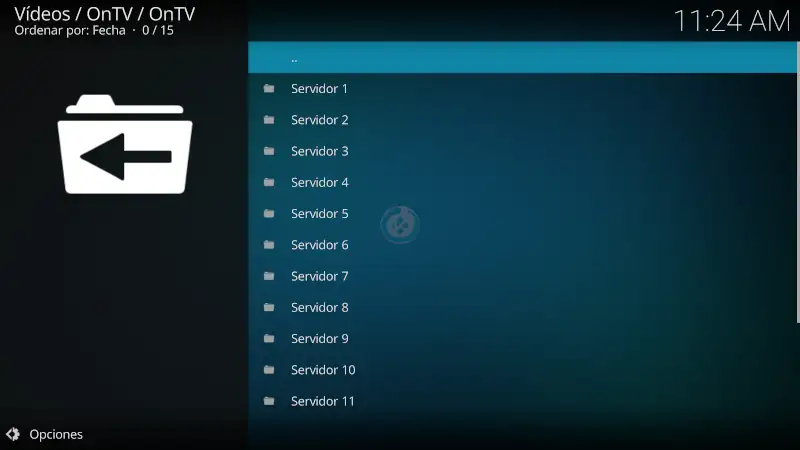 addon OnTV en Kodi
