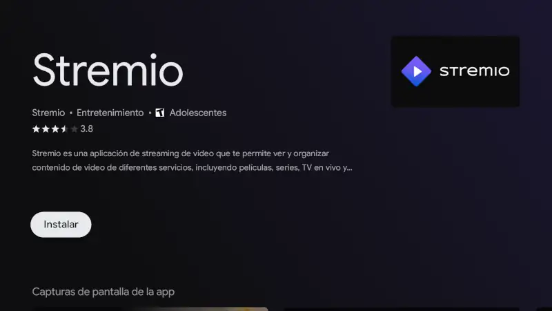 cómo instalar Stremio