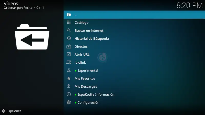 addon AtresDaily en Kodi