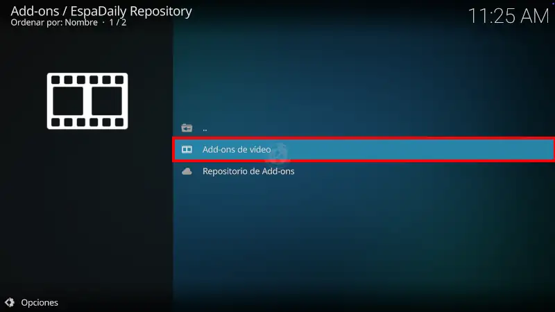 addon EspaDaily en Kodi